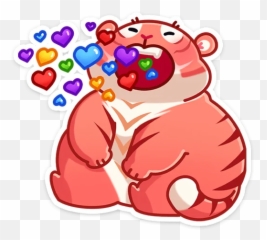Telegram Sticker From Collection Emoji,Hugging Emoji