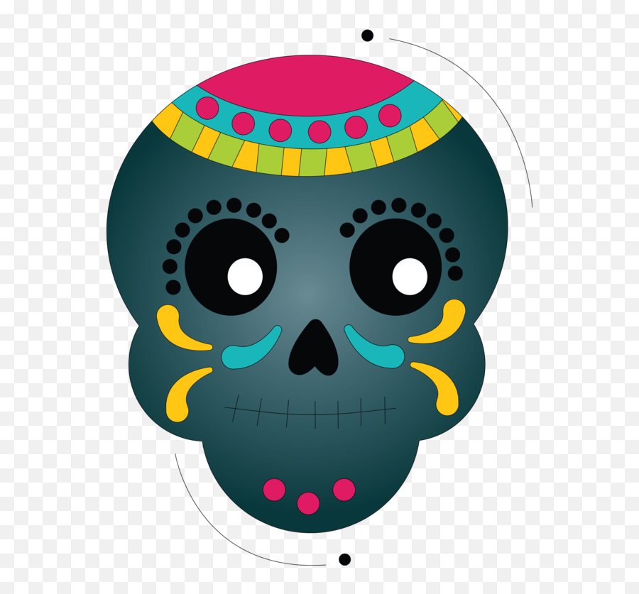 Day Of The Dead Cartoon Drawing Line Art For Calavera For Emoji,Deadaf Emoji