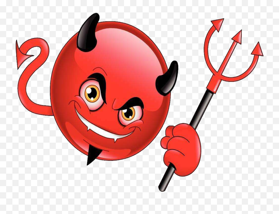 Download Satan Clipart Devil Emoji - Smiley Devil,Satan Emoji