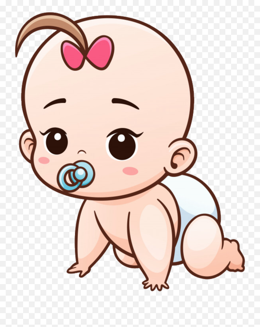 Baby Babygirl Babyshower Babylove - Baby Cartoon Emoji,Baby Crawling Emoji