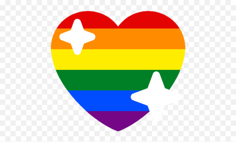 Gay Pride Heart Emoji,69 Emoji