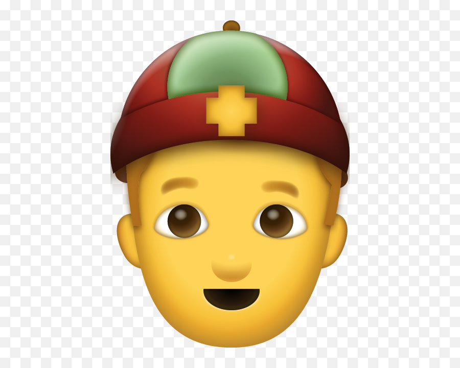 Man With Gua Pi Mao Emoji Free - Gua Pi Mao Emoji,Grandpa Emoji