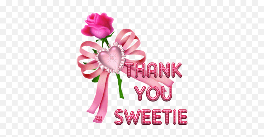 Glitter Text Graphic - Thank You Sweetie Emoji,Thank You Animated Emoticons