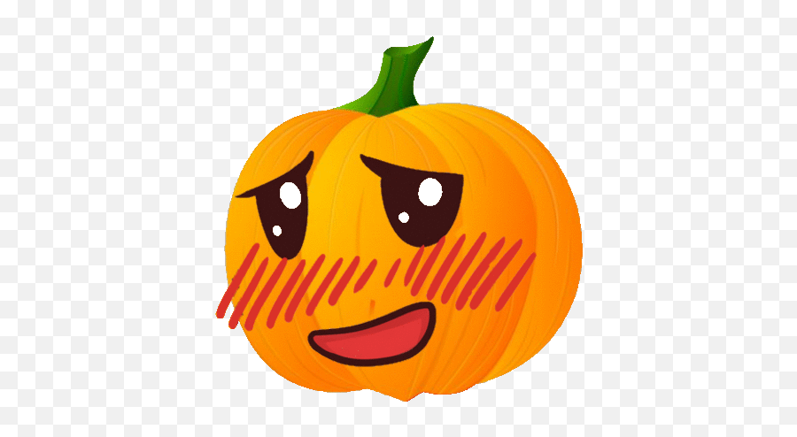 Pumpkin Cute Gif - Happy Emoji,Pumpkin Emoticon For Facebook