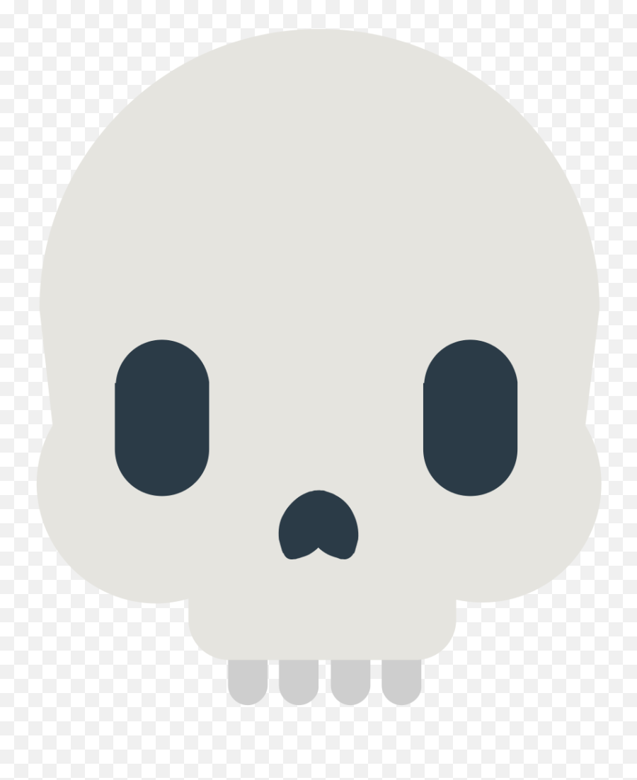 Skull Emoji Clipart Free Download Transparent Png Creazilla - Significado Do Emoji Caveira,Death Face Emoji