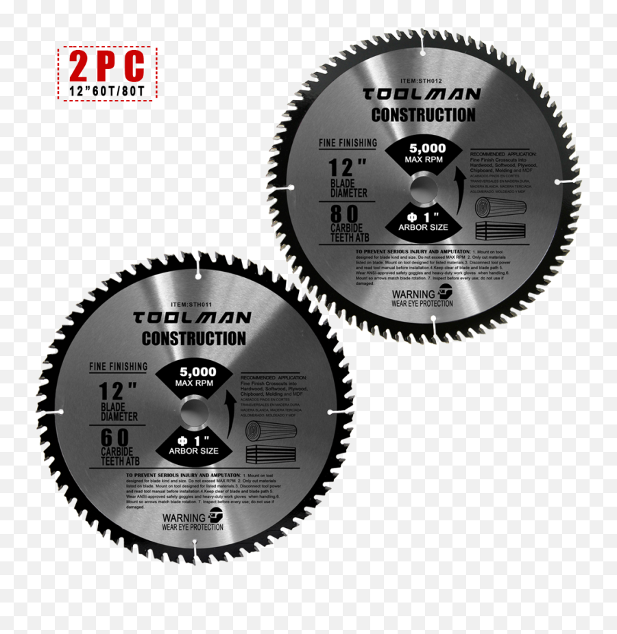 2pc 12 X1 60t 80t Carbide Tip Table Miter Cutting Circular - Circular Saw Blade 235mm Emoji,Stripper Pole Emoji