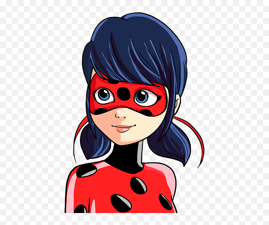 How To Draw Miraculous Ladybug - Really Easy Drawing Tutorial Miraculous Ladybug Drawing Emoji,Ladybug Emojis