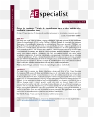 Pdf Design De Ambientes Virtuais De Aprendizagem Para - Document Emoji,Inexistente Emoticons