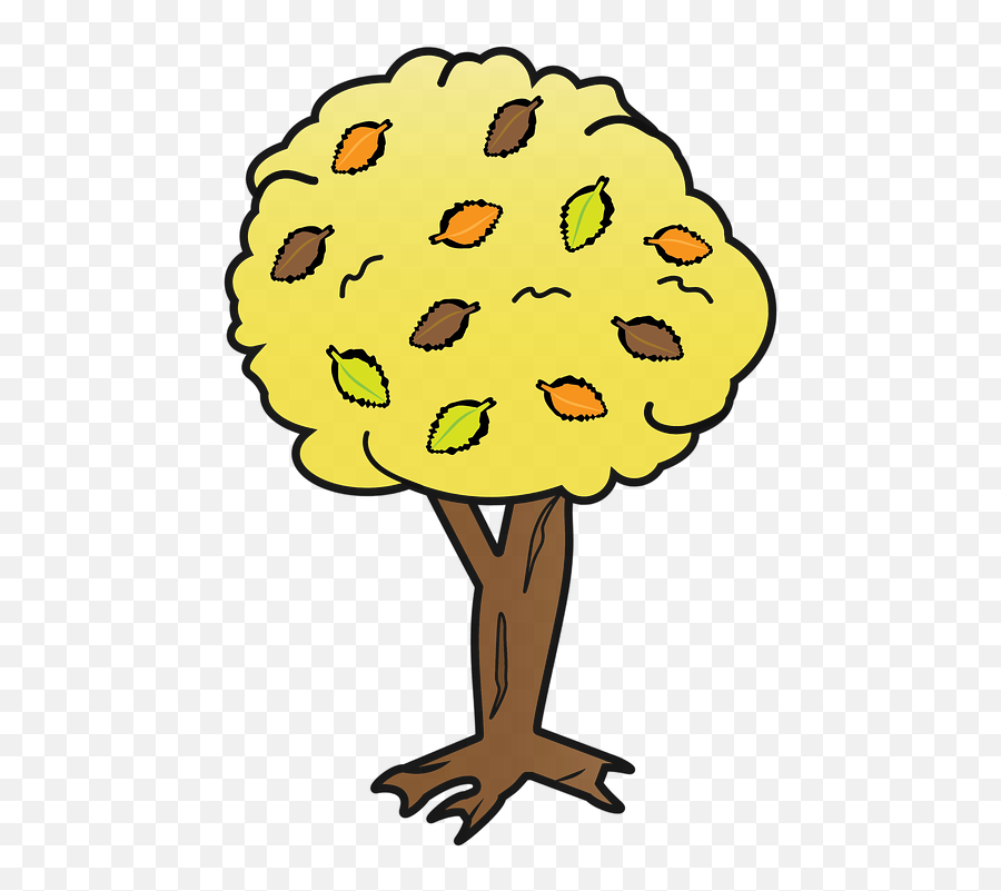 100 Free Yellow Leaves U0026 Yellow Vectors - Pixabay Yellow Tree Clipart Emoji,Fallen Leaves Emoji