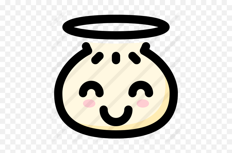 Angel - Happy Emoji,Angel Emoticon On Facebook