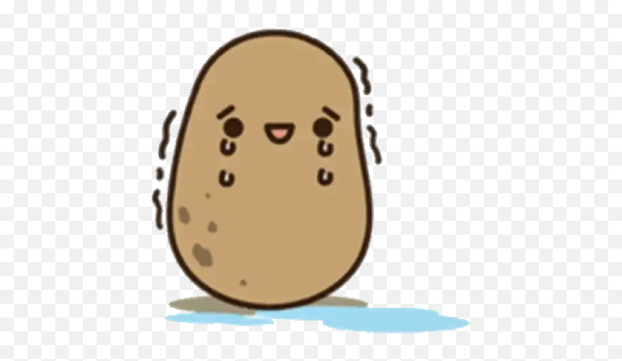 Kawaii Potato Stickers For Whatsapp - Kawaii Potato Stickers Emoji,Potato Emoji