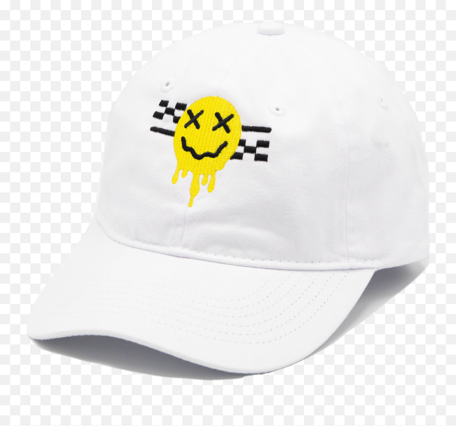 Drip Smile Dad Hat Emoji,Emoticon With A Baseball Cap