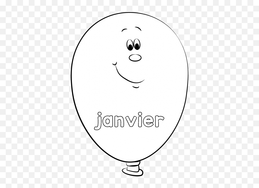 Mois De Lu0027année En Ballon Grammatically Ballon Cartoon - Happy Emoji,Positive Emotions In French