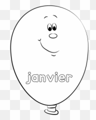 Mois De Lu0027année En Ballon Grammatically Ballon Cartoon - Happy Emoji,Positive Emotions In French
