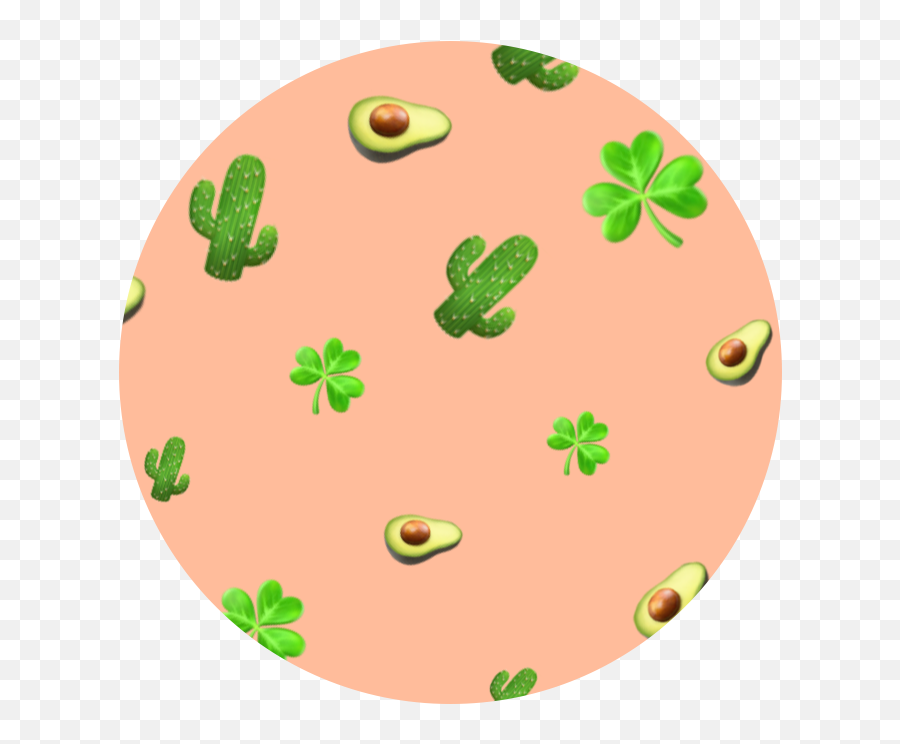 Pattern Pink Green Emojis Sticker By Dex - Dot,Peach Emoji Backgrounds