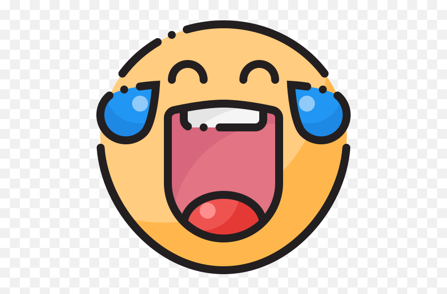 Laughing - Happy Emoji,Emotion Rindo Png