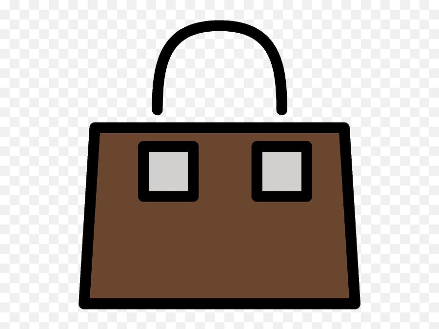 Handbag Emoji Clipart,Blue Shopping Bag Emojis