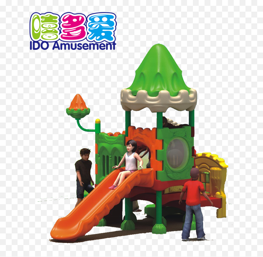 China High Quality Wooden Playground - Chute Emoji,Emoticon On A Playground