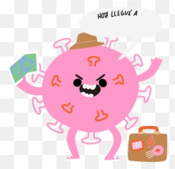 Plague Rave 2020 - Corona Virus Cartoon Gif Emoji,Rave Emoji