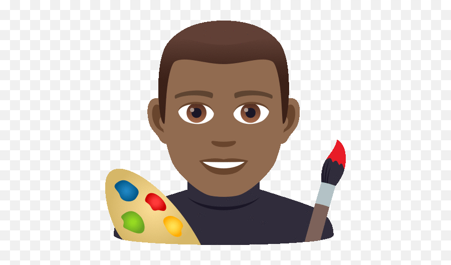 Painter Joypixels Gif - Painter Joypixels Manartist Discover U0026 Share Gifs Human Skin Color Emoji,Emojis Of An Art Palette