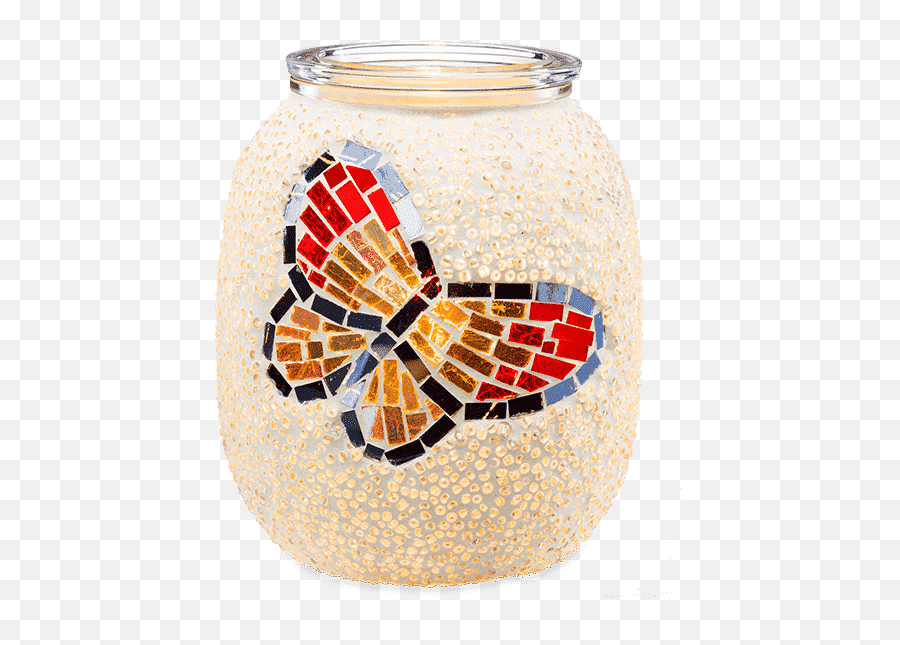 Fly Away Butterfly Mosaic Scentsy - Fly Away Scentsy Warmer Emoji,Art Gallery Fabric Sparkling Emotions