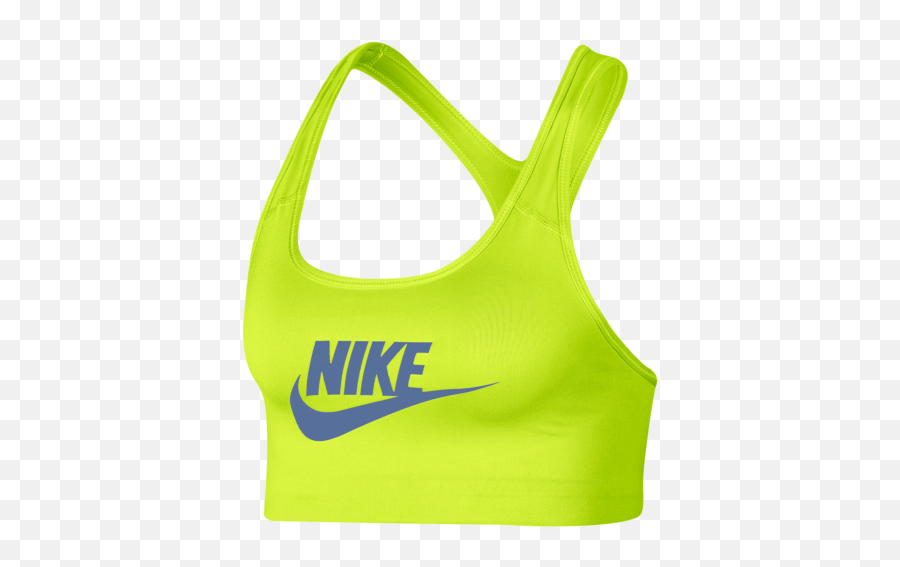 Nike Swoosh Futura Bh Sport Bh Geel - Sports Bra Nike Color Emoji,Nike Swoosh Emoji