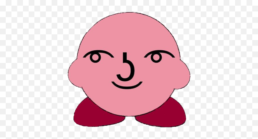 Lenny Face Emoji Png File - Kirby With Lenny Face,Lenny Emoji