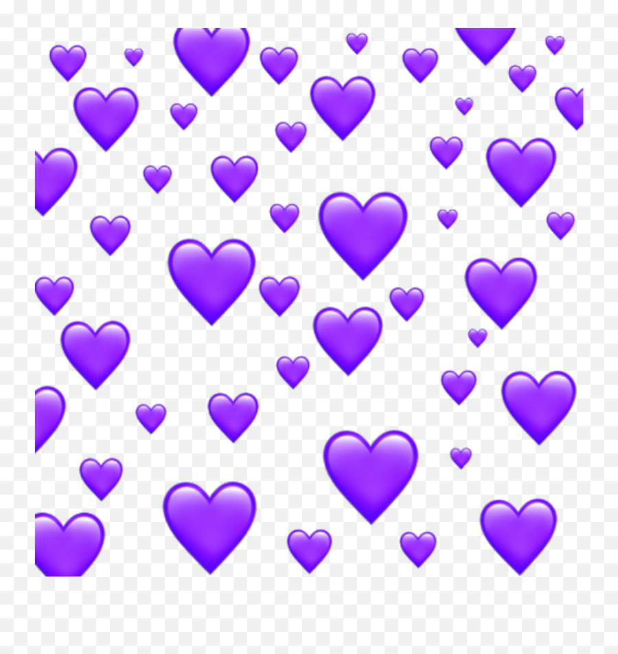 Purple Emoji Emojis Purple Emoji Emoji Wallpaper Iphone - Fondo De Corazones Morados Png,Emojis De Corazon