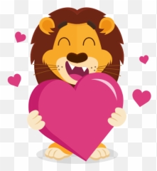 Stickers De Enamorado - Stickers De Amor Y Romance Gratis Stickers De Amor Leon Emoji,Dibujos De Emojis Enamorados