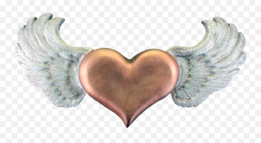 Unbound Love - Heart With Wings Cremation Urn Sculpture Solid Emoji,Heart Symbolizing Emotions