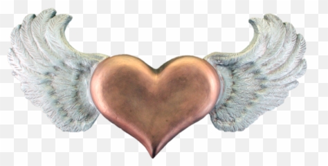Unbound Love - Heart With Wings Cremation Urn Sculpture Solid Emoji,Heart Symbolizing Emotions