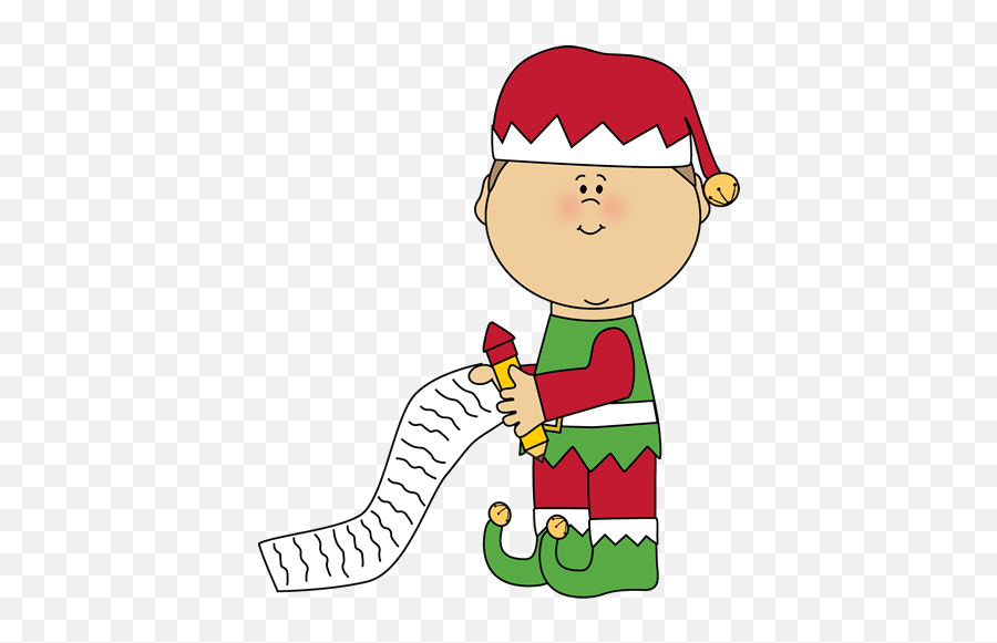 Santa S Workshop Clipart Png Images - Clipart Christmas Kid Elf Emoji,Santa Emoticon With Letters