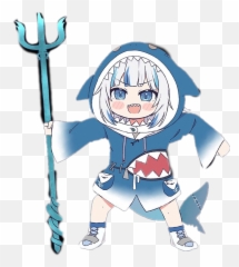 The Most Edited Vtuber Picsart - Gawr Gura Chibi Art Emoji,Kanna Discord Emojis