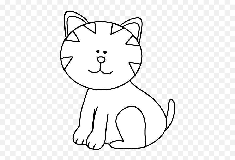 Black Kitten Clipart - Clipart Suggest Emoji,Gray White Tuxedo Cat Emoji