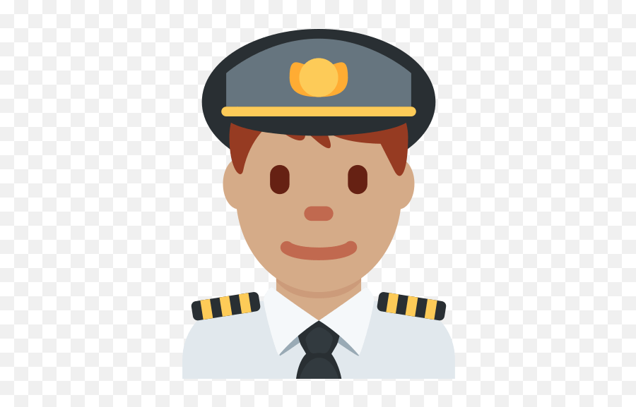 U200d Man Pilot Emoji With Medium Skin Tone Meaning And - Pilot Emoji,Plane Emojis