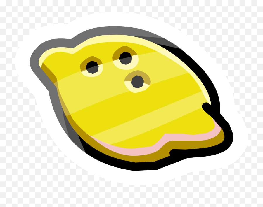 Lemon Pin Club Penguin Wiki Fandom Emoji,Emoticon Club Penguin