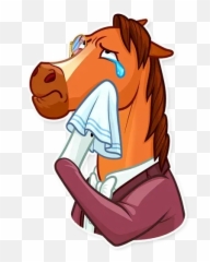 Gentleman Horse Sticker Pack - Stickers Cloud Emoji,All The Horse Emojis