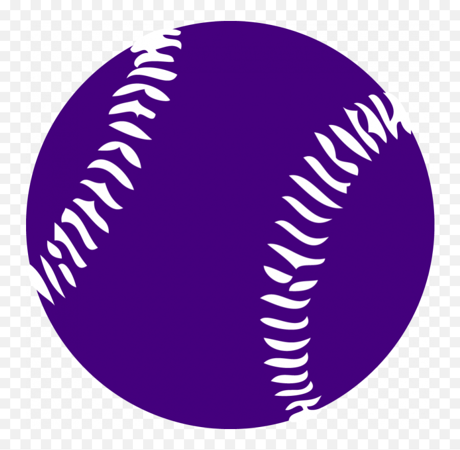 Baseball Bat Softball Clip Art - Purple Softball Cliparts Blue Baseball Clipart Emoji,Softball Emojis