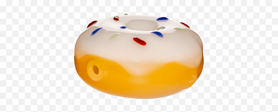 Goody Glass - Donut Hand Pipe Hemper Emoji,Cereal Bowl Emoji