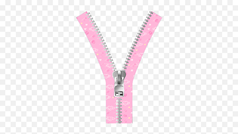 Pink Zipper Clothing Zip Girly Sticker By Kris Smith - White Zipper Emoji,Zipper Emoji