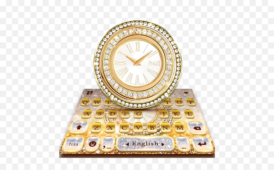 Diamond Clock Lux Keyboard Theme - Google Play Sculpture Park Francisco Brennand Emoji,Clock Emojis