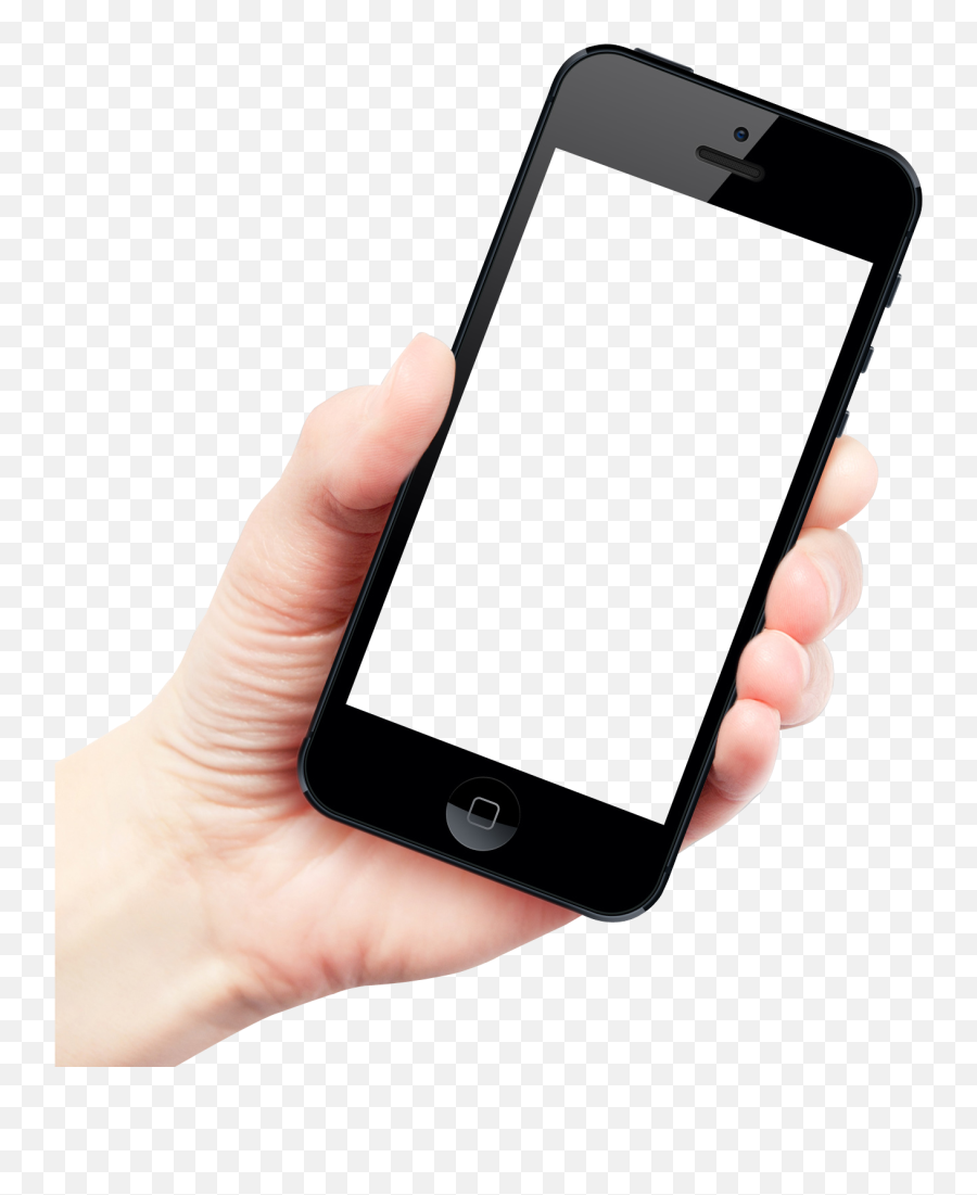 Hand Holding Smartphone Mobile Png Image2 1 - Smartphone Png Emoji,Phone Hand Emoji
