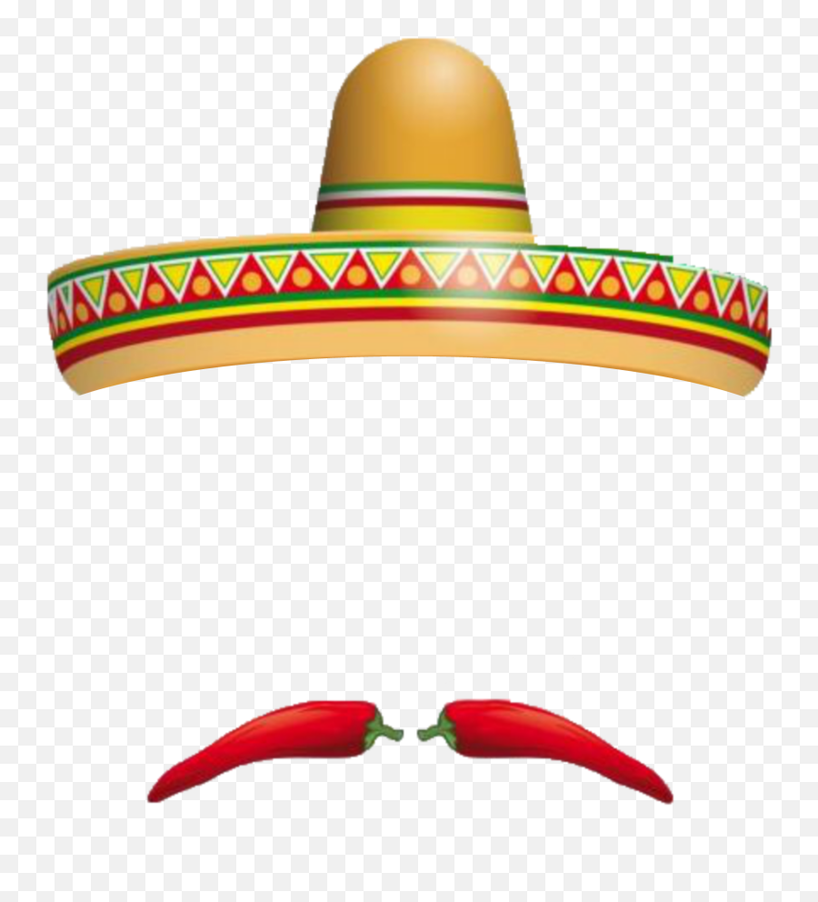 Cincodemayoprop Sombrero Hat Mustache - Transparent Background Sombrero Png Transparent Emoji,Taco Emoji Hat