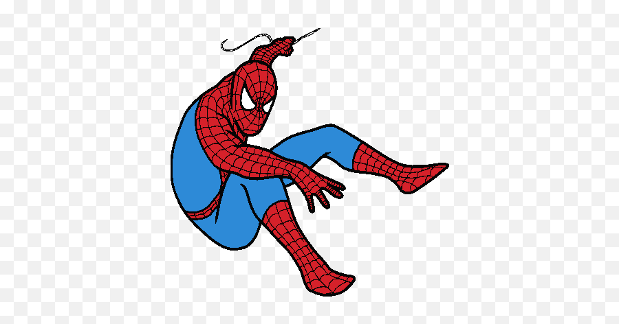 Spiderman Clipart Free Download Gif - Cartoon Characters Clipart Free Emoji,Spiderman Emoji