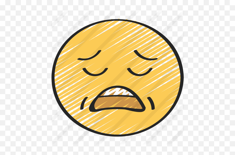 Tired - Wide Grin Emoji,Tired Smiley Emoticon