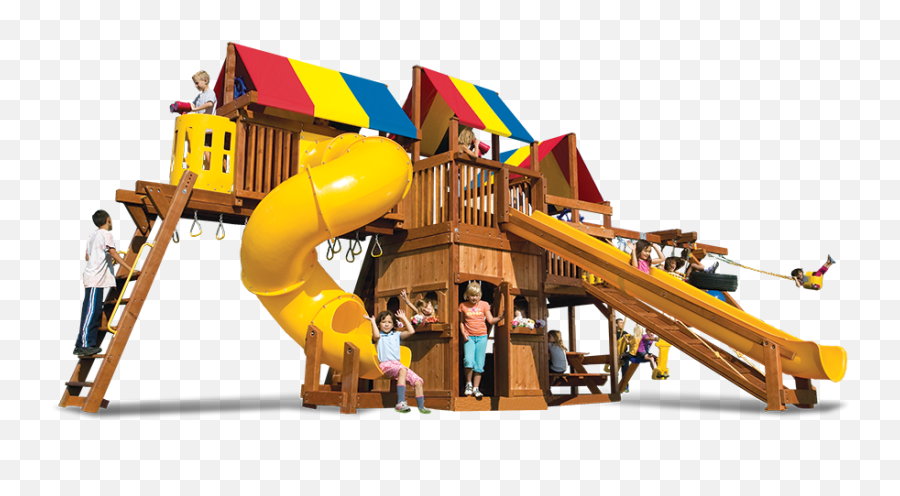 Playground Clipart Spiral Slide - King Kong Rainbow Playset Emoji,Swing Set Emoji