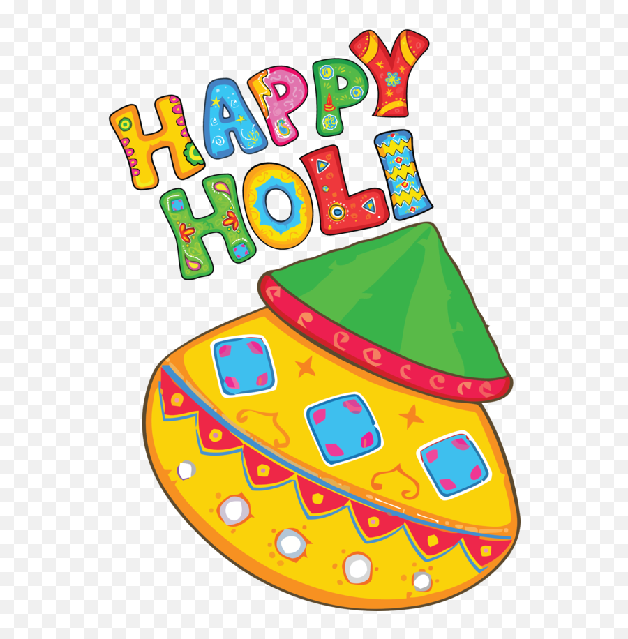 Holi Logo Gratis Emoji For Happy Holi - For Party,Free Holiday Emoji