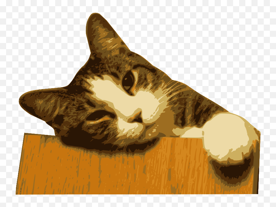 Free Clipart - Knocking Sound Gif Prank Emoji,Relaxed Kitty Emoticon