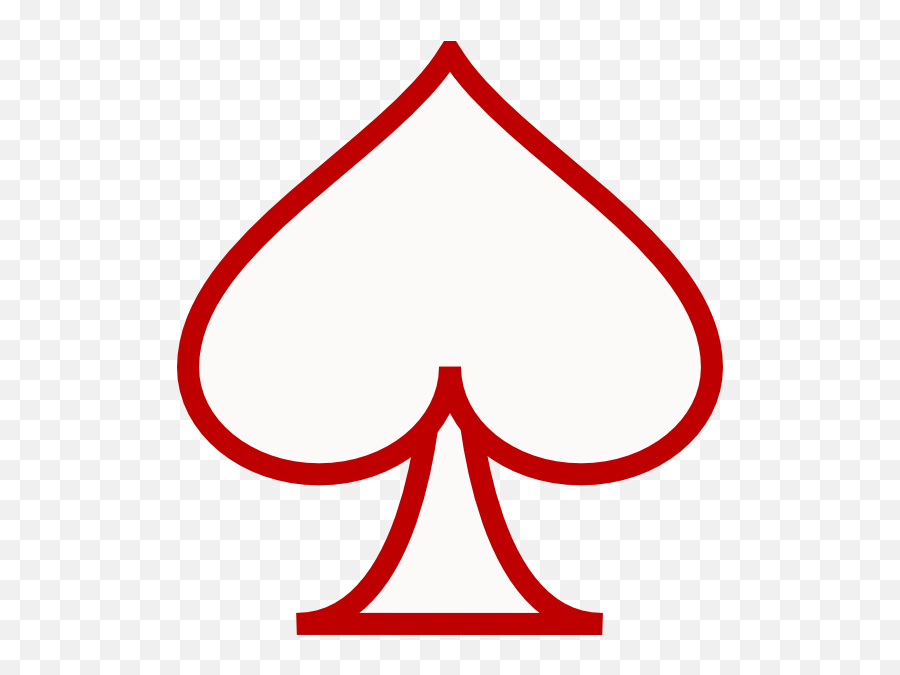 Queen Clipart Spade Queen Spade - Transparent Red Ace Of Spades Emoji,Spades Cards Emoji