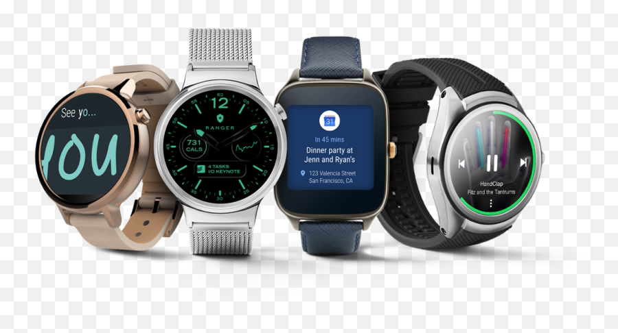 Android Wear 20 Is A Major Overhaul Of Googleu0027s Smartwatch - Smart Watches Png Emoji,Android Hug Emoji